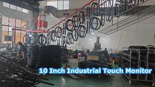 Monitor touch screen industriale da 10 pollici ad alta luminosità