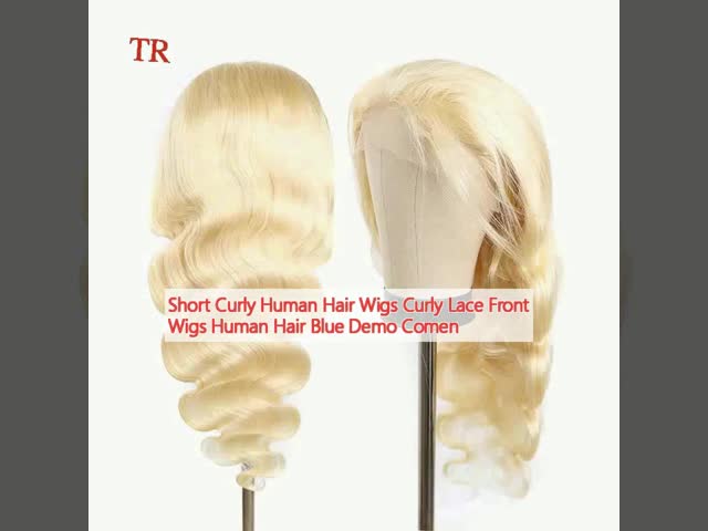 Capelli corti, ricci, parrucche, pizzico, parrucche, capelli blu, demo in arrivo