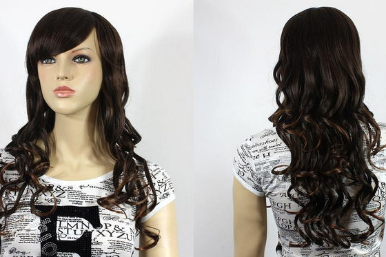 Di 100% dei capelli umani di prodotto chimico delle parrucche 12 - 30 pollici ricci brasiliani liberamente