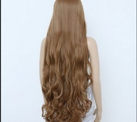 Colore medio di Brown delle parrucche ricce profonde dei capelli umani/capelli umani vergini non trattati