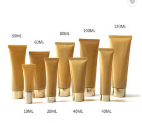 imballaggio luminoso della metropolitana dei cosmetici del fronte dell'oro Pearlescent di 50g 100g