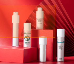 Bottiglia 15ml riutilizzabile bottiglia cosmetica della pompa della lozione del quadrato da 30 ml senz'aria
